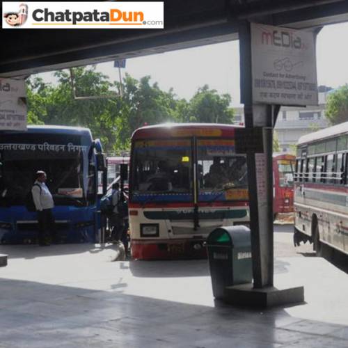 Buses Parked at ISBT DehraDun